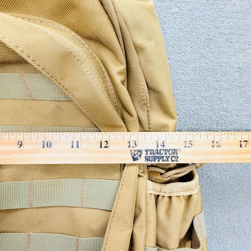 Sysco Veteran MOLLE Tactical Bug Out Backpack Coyote Tan 30 Liter 2 Compartments